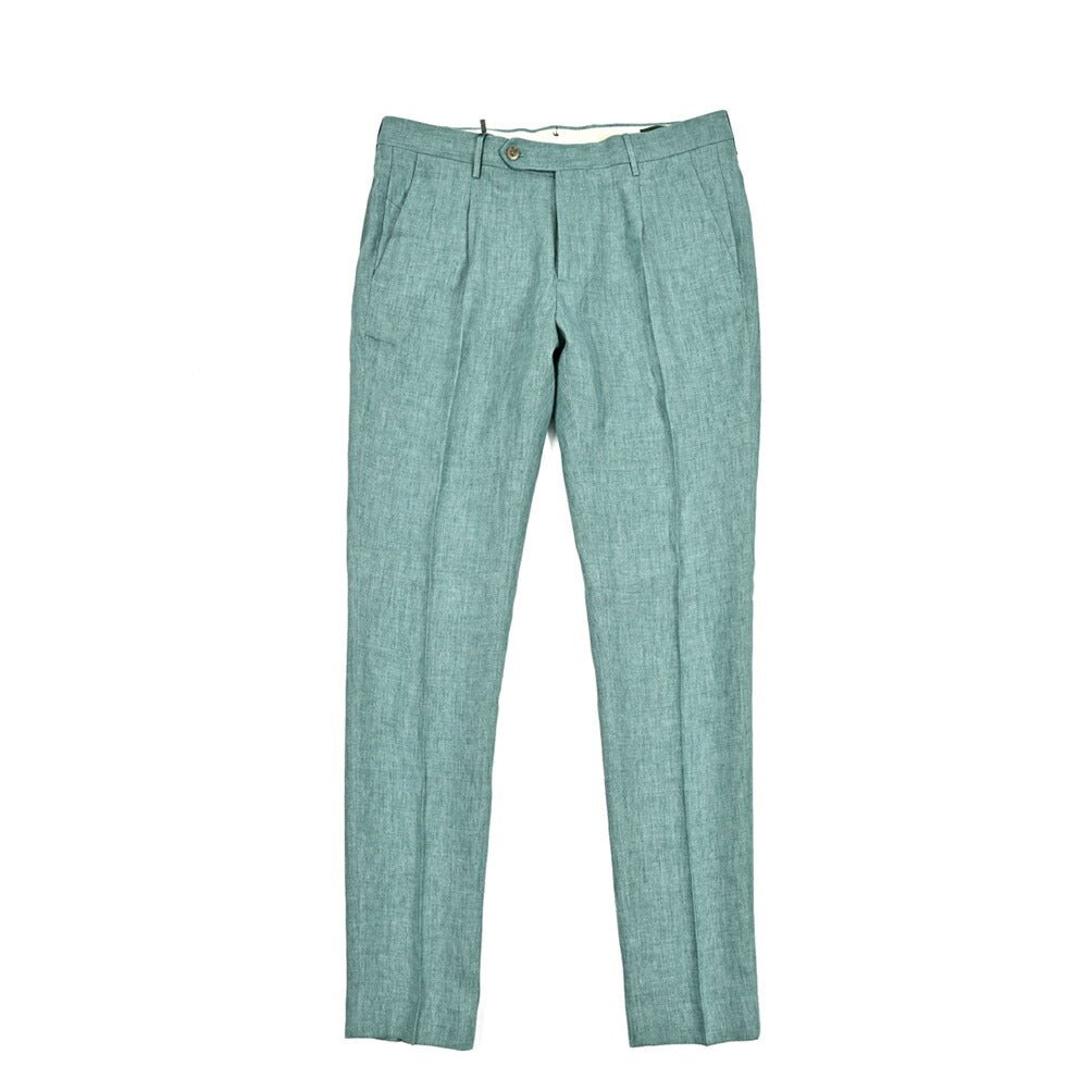 SALE｜BERWICH "MORELLO" リネン100% ワンタックスリムスラックス｜421848 - 46｜GUARDAROBA MILANO OFFICIAL STORE