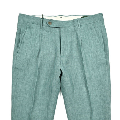 SALE｜BERWICH "MORELLO" リネン100% ワンタックスリムスラックス｜421848 - 46｜GUARDAROBA MILANO OFFICIAL STORE
