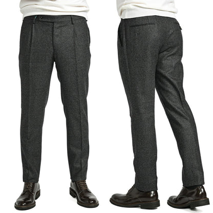 SALE｜BERWICH MORELLO ヴァージンウールフランネル ワンタックスラックス｜413282｜GUARDAROBA MILANO OFFICIAL STORE