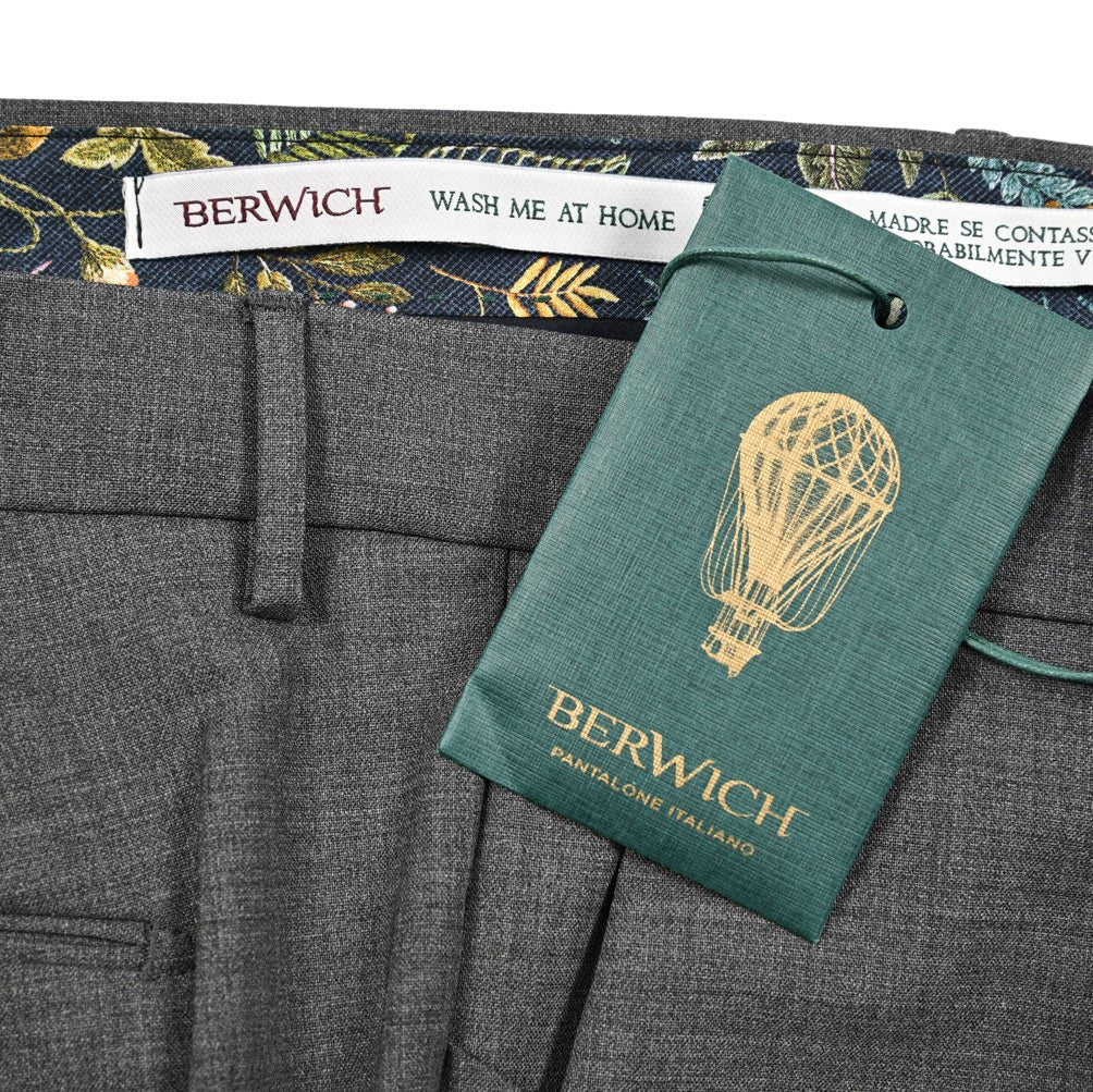 SALE｜BERWICH "MORELLO 1P" サマーウール ワンタックスリムパンツ｜425279 - 48｜GUARDAROBA MILANO OFFICIAL STORE