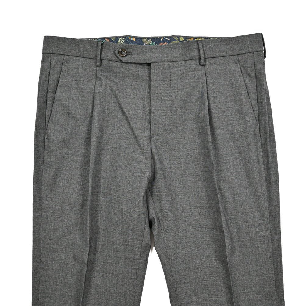 SALE｜BERWICH "MORELLO 1P" サマーウール ワンタックスリムパンツ｜425279 - 48｜GUARDAROBA MILANO OFFICIAL STORE