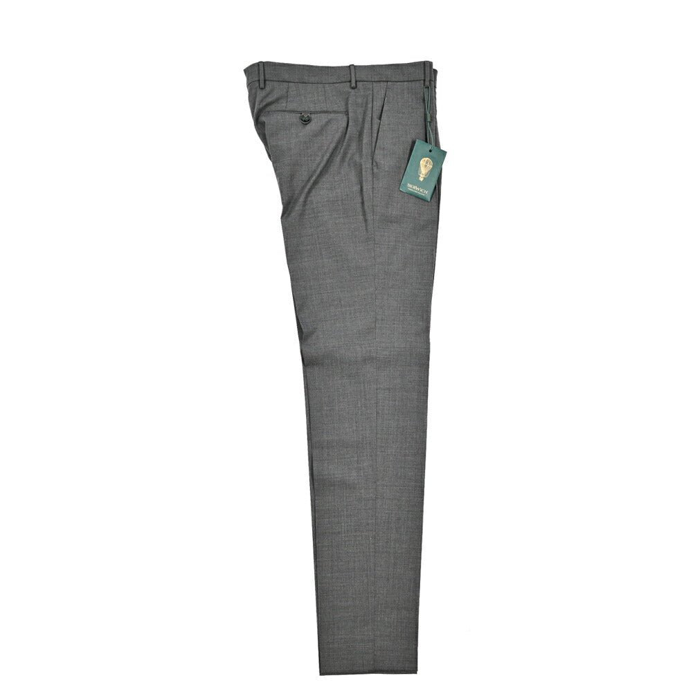 SALE｜BERWICH "MORELLO 1P" サマーウール ワンタックスリムパンツ｜425279 - 48｜GUARDAROBA MILANO OFFICIAL STORE