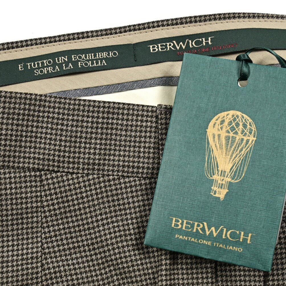 SALE｜BERWICH MORELLO ストレッチウール ワンタックスラックス｜GUARDAROBA MILANO OFFICIAL STORE