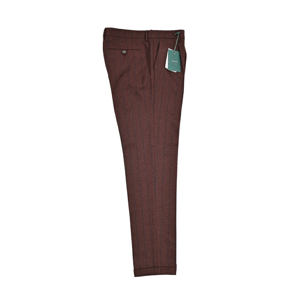 SALE｜BERWICH MORELLO ヴァージンウールフランネル ワンタックスラックス｜413282｜GUARDAROBA MILANO OFFICIAL STORE