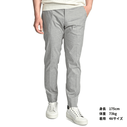SALE｜BERWICH MORELLO ストレッチコットン ノータックスラックス｜421420 - 46｜GUARDAROBA MILANO OFFICIAL STORE