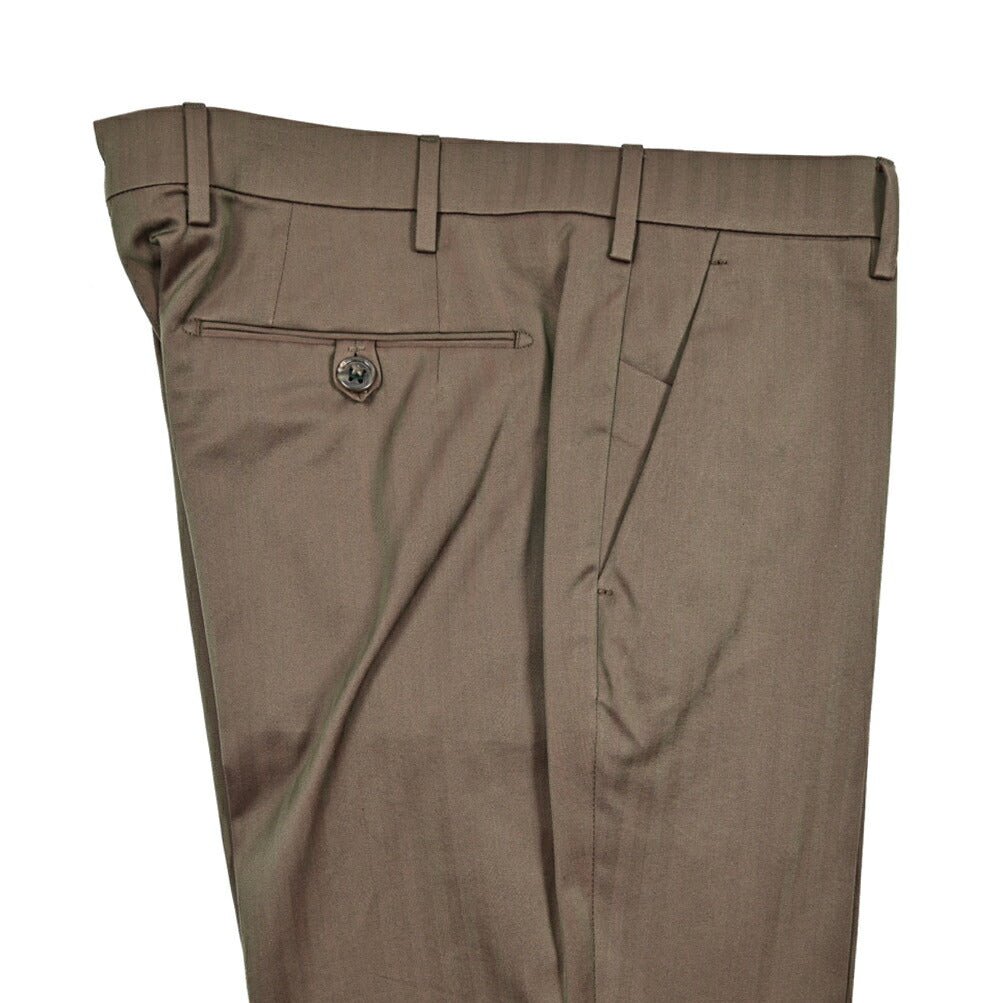 SALE｜BERWICH "MORELLO" ストレッチコットン ノータックスリムスラックス (ソラーロ)｜424545 - 46｜GUARDAROBA MILANO OFFICIAL STORE