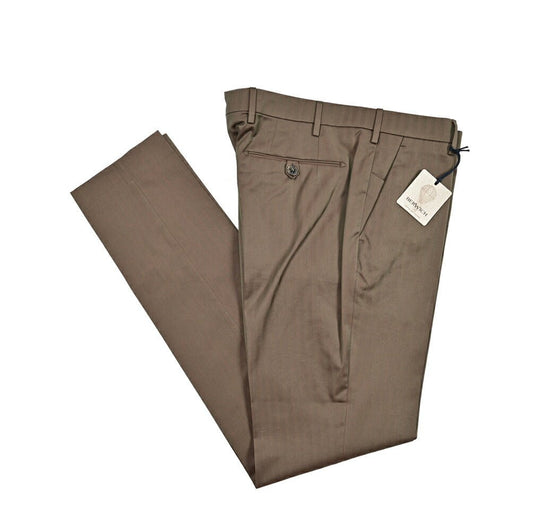 SALE｜BERWICH "MORELLO" ストレッチコットン ノータックスリムスラックス (ソラーロ)｜424545 - 46｜GUARDAROBA MILANO OFFICIAL STORE