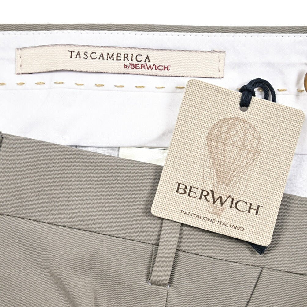 SALE｜BERWICH "MORELLO" ストレッチコットン ノータックスリムパンツ｜424901 - 46｜GUARDAROBA MILANO OFFICIAL STORE