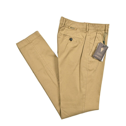SALE｜BERWICH "MORELLO" ストレッチコットンチノ ノータックスリムスラックス｜425161 - 46｜GUARDAROBA MILANO OFFICIAL STORE
