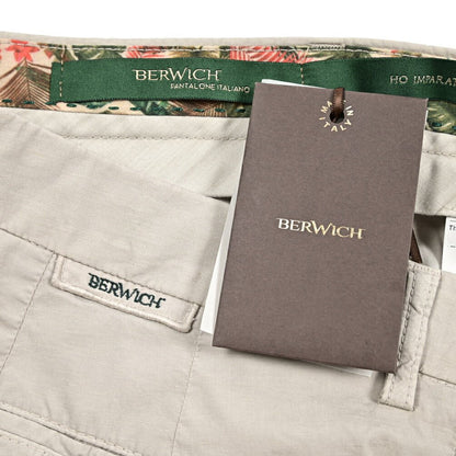 SALE｜BERWICH "MORELLO" ストレッチコットンリネン ノータックスリムスラックス｜425164 - 46｜GUARDAROBA MILANO OFFICIAL STORE