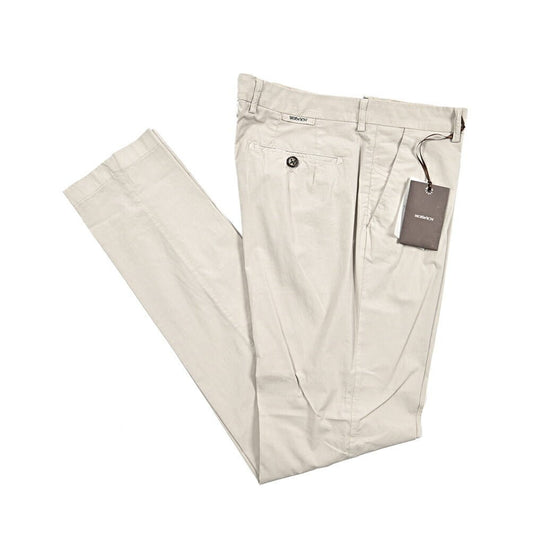 SALE｜BERWICH "MORELLO" ストレッチコットンリネン ノータックスリムスラックス｜425164 - 46｜GUARDAROBA MILANO OFFICIAL STORE