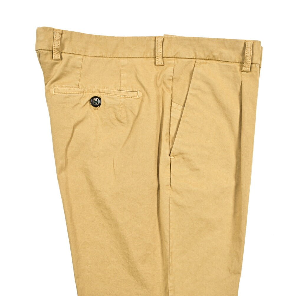 SALE｜BERWICH "MORELLO" ストレッチコットンチノ ノータックスリムスラックス｜425167 - 44｜GUARDAROBA MILANO OFFICIAL STORE