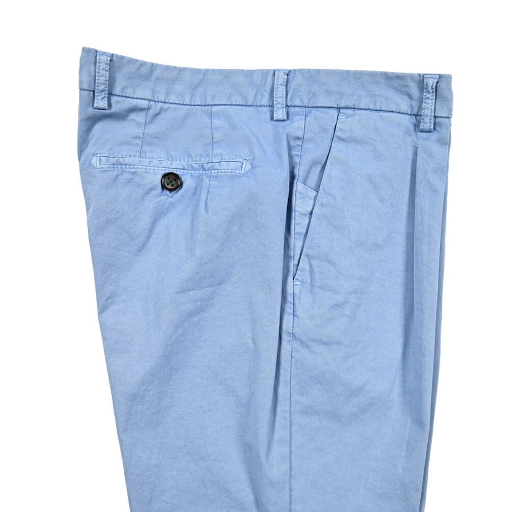 SALE｜BERWICH "MORELLO" ストレッチコットンチノ ノータックスリムスラックス｜425172 - 44｜GUARDAROBA MILANO OFFICIAL STORE