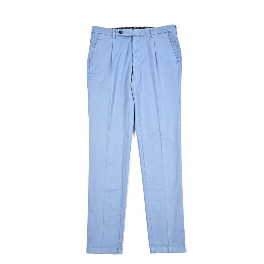 SALE｜BERWICH "MORELLO" ストレッチコットンチノ ノータックスリムスラックス｜425172 - 44｜GUARDAROBA MILANO OFFICIAL STORE