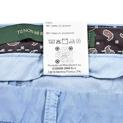 SALE｜BERWICH "MORELLO" ストレッチコットンチノ ノータックスリムスラックス｜425172 - 44｜GUARDAROBA MILANO OFFICIAL STORE