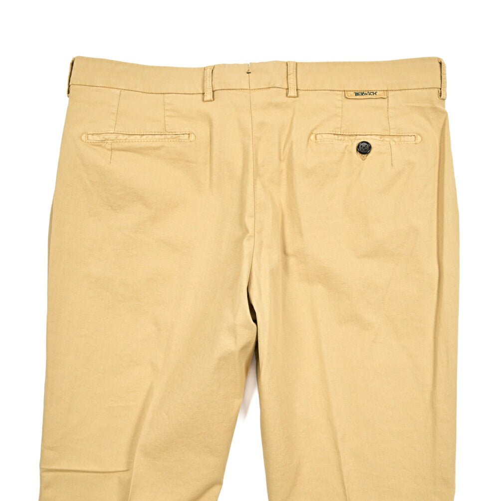 SALE｜BERWICH "MORELLO" ストレッチコットンチノ ノータックスリムパンツ｜425320 - 50｜GUARDAROBA MILANO OFFICIAL STORE