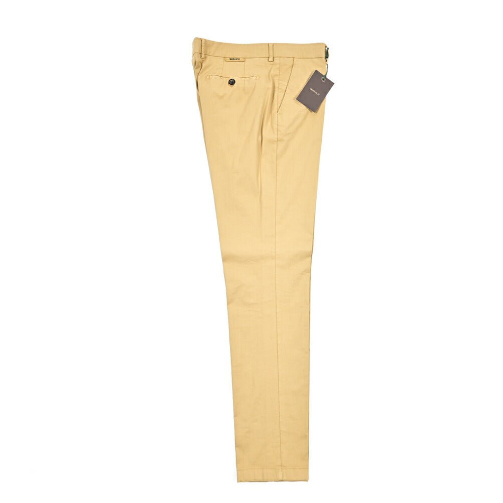 SALE｜BERWICH "MORELLO" ストレッチコットンチノ ノータックスリムパンツ｜425320 - 50｜GUARDAROBA MILANO OFFICIAL STORE