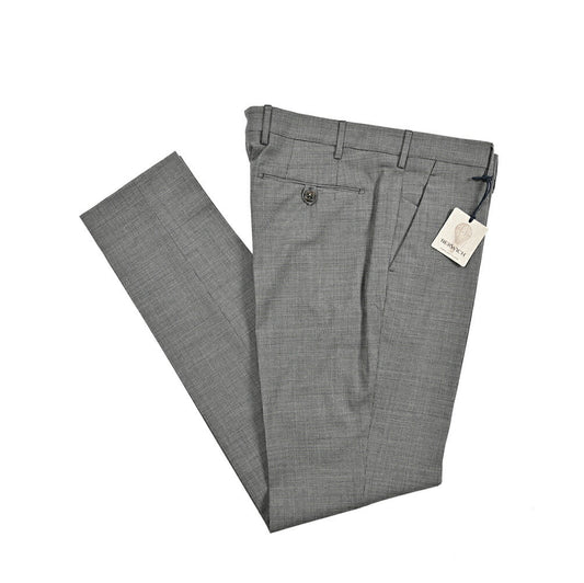 SALE｜BERWICH "MORELLO" ストレッチウール ノータックスリムスラックス｜425340 - 46｜GUARDAROBA MILANO OFFICIAL STORE