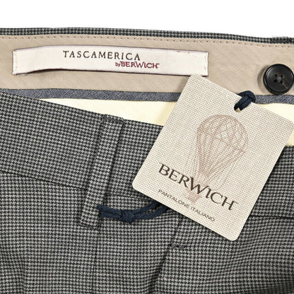 SALE｜BERWICH "MORELLO" ストレッチウール ノータックスリムスラックス｜425340 - 46｜GUARDAROBA MILANO OFFICIAL STORE