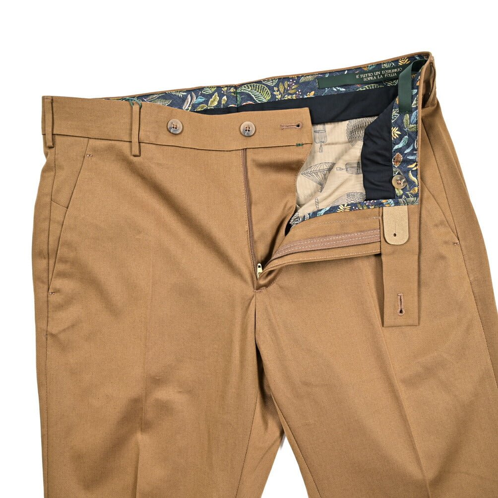 SALE｜BERWICH "MORELLO" ストレッチコットン ノータックスリムパンツ｜425365 - 46｜GUARDAROBA MILANO OFFICIAL STORE