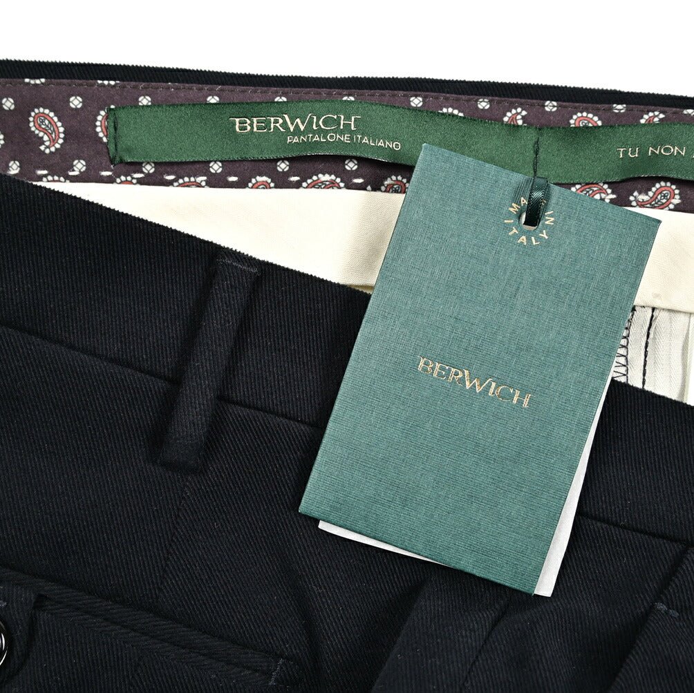SALE｜BERWICH MORELLO ストレッチコットン ノータックパンツ｜433699｜GUARDAROBA MILANO OFFICIAL STORE