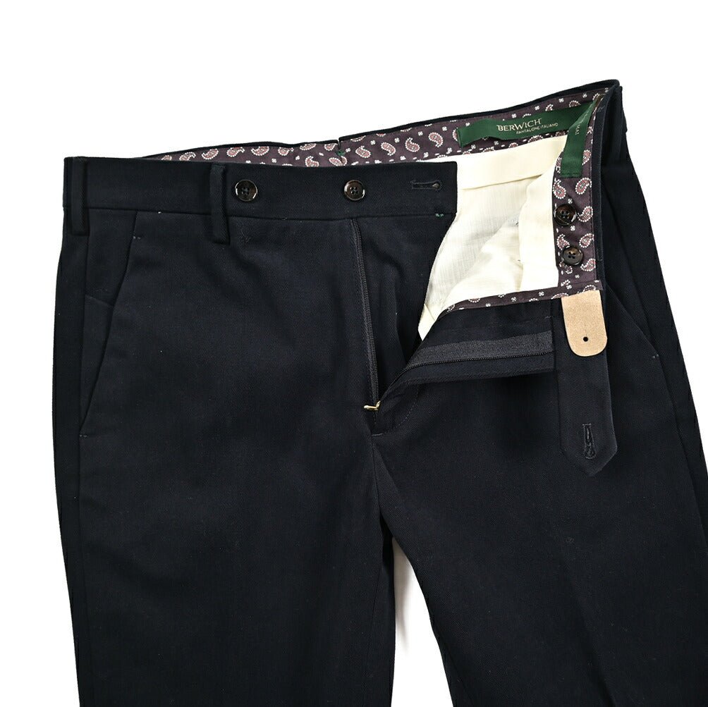 SALE｜BERWICH MORELLO ストレッチコットン ノータックパンツ｜433699｜GUARDAROBA MILANO OFFICIAL STORE