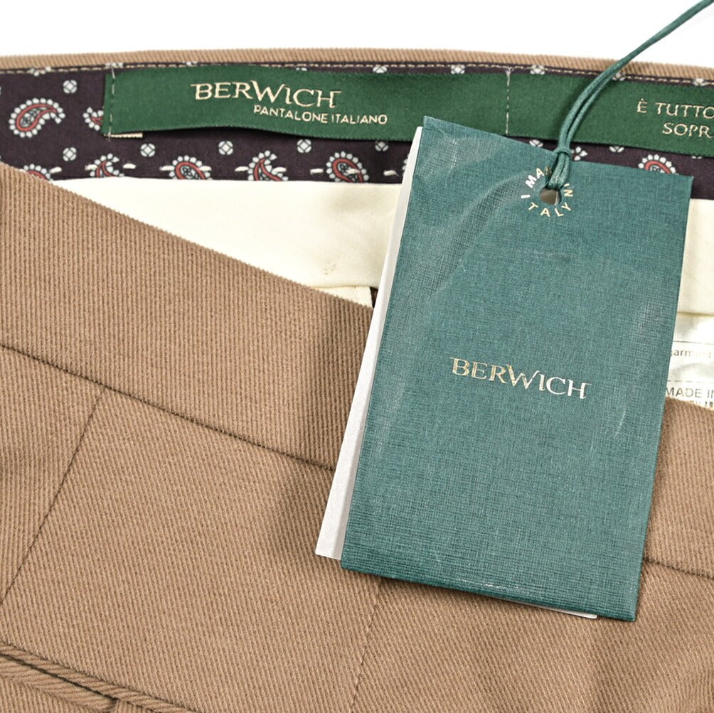 SALE｜BERWICH MORELLO ストレッチコットン ノータックパンツ｜433864｜GUARDAROBA MILANO OFFICIAL STORE