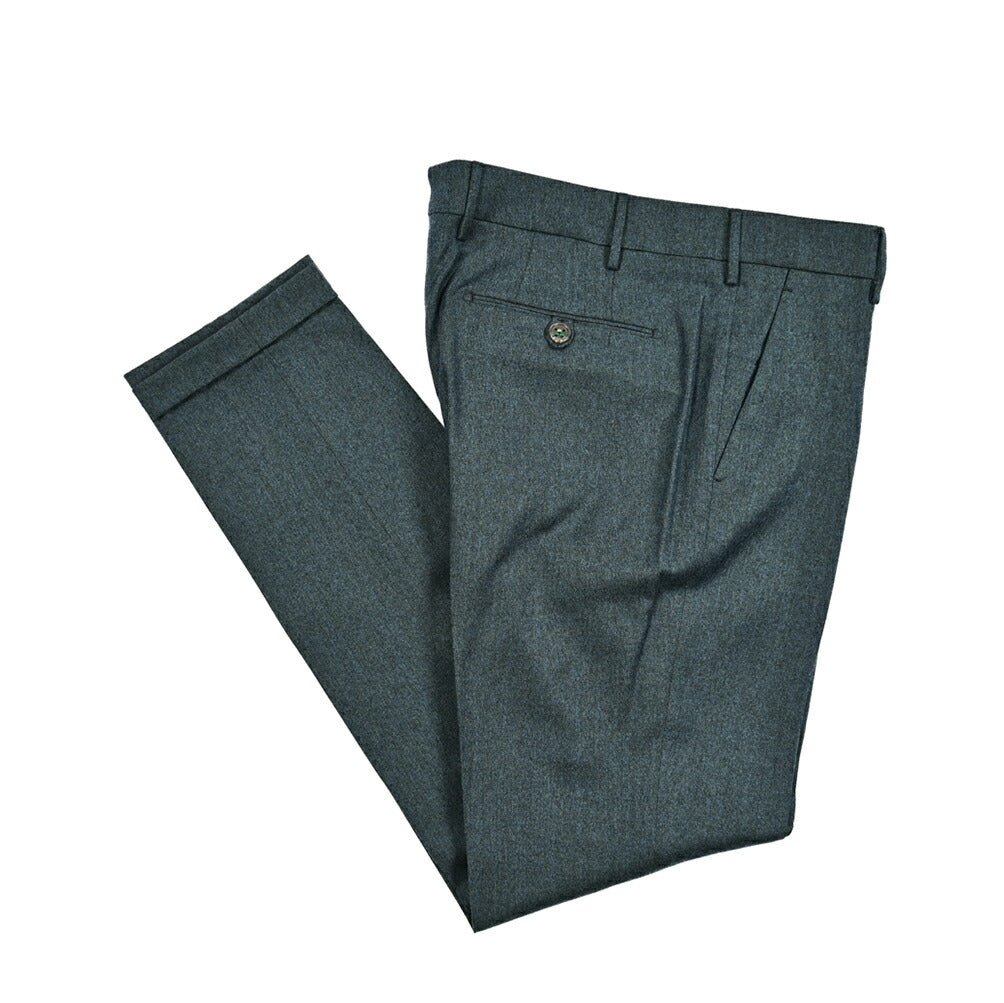 SALE｜BERWICH MORELLO ウールフランネル ノータックスラックス｜GUARDAROBA MILANO OFFICIAL STORE