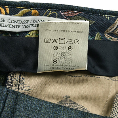 SALE｜BERWICH MORELLO ウールフランネル ノータックスラックス｜GUARDAROBA MILANO OFFICIAL STORE