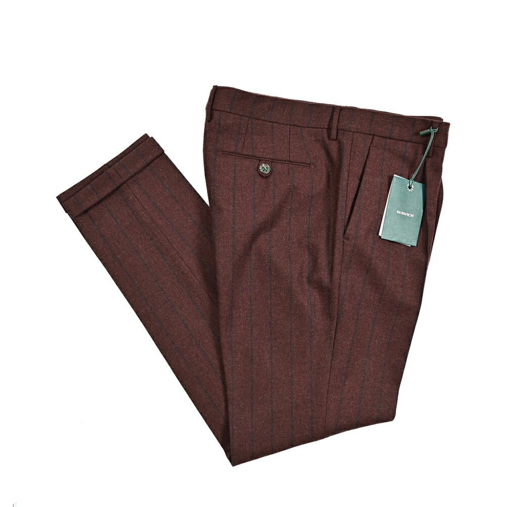 SALE｜BERWICH MORELLO ヴァージンウールフランネル ワンタックスラックス｜413282｜GUARDAROBA MILANO OFFICIAL STORE
