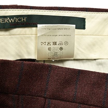 SALE｜BERWICH MORELLO ヴァージンウールフランネル ワンタックスラックス｜413282｜GUARDAROBA MILANO OFFICIAL STORE