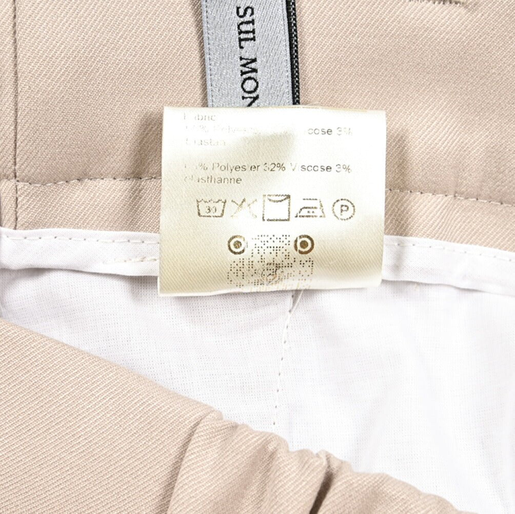 SALE｜BERWICH "MORELLO ELAX" ビスコース混ポリエステル ノータックスリムパンツ｜425271 - 46｜GUARDAROBA MILANO OFFICIAL STORE