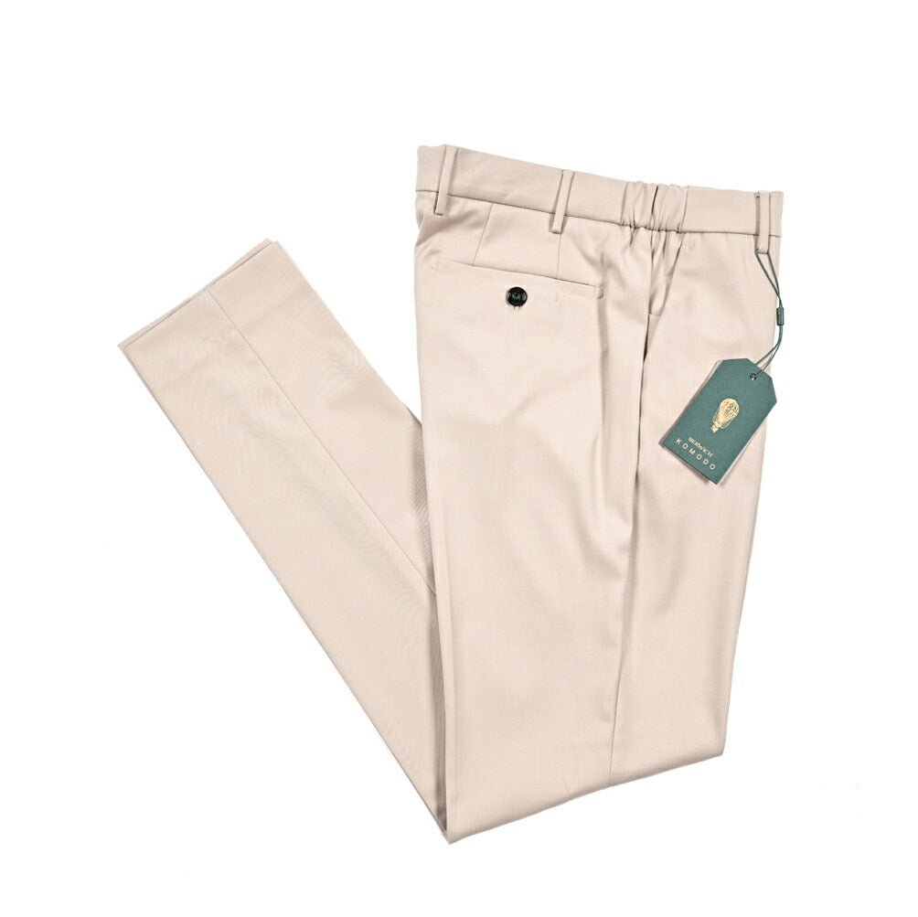 SALE｜BERWICH "MORELLO ELAX" ビスコース混ポリエステル ノータックスリムパンツ｜425271 - 46｜GUARDAROBA MILANO OFFICIAL STORE