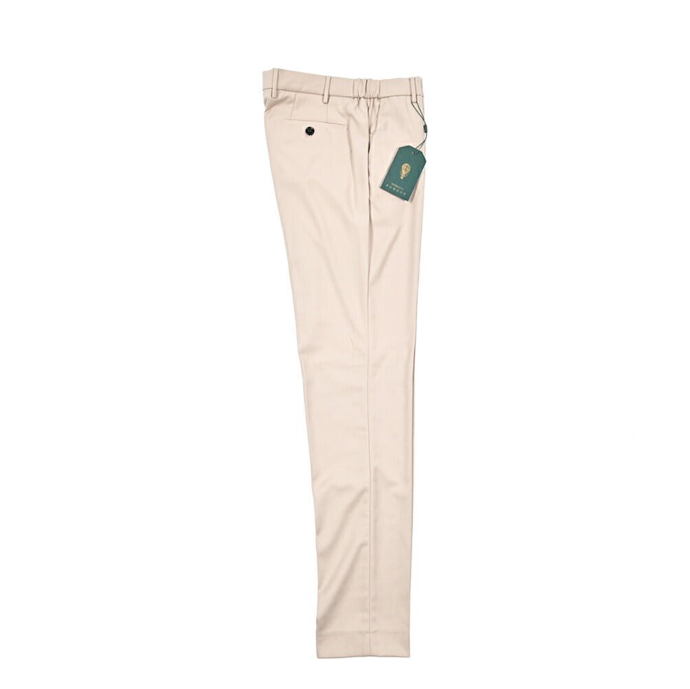 SALE｜BERWICH "MORELLO ELAX" ビスコース混ポリエステル ノータックスリムパンツ｜425271 - 46｜GUARDAROBA MILANO OFFICIAL STORE