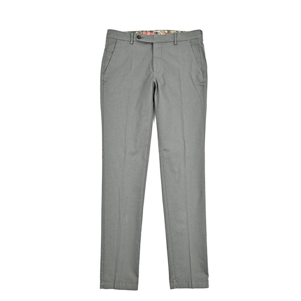 SALE｜BERWICH "MORELLO" GD" ストレッチコットンチノ ノータックスリムスラックス｜425327 - 48｜GUARDAROBA MILANO OFFICIAL STORE