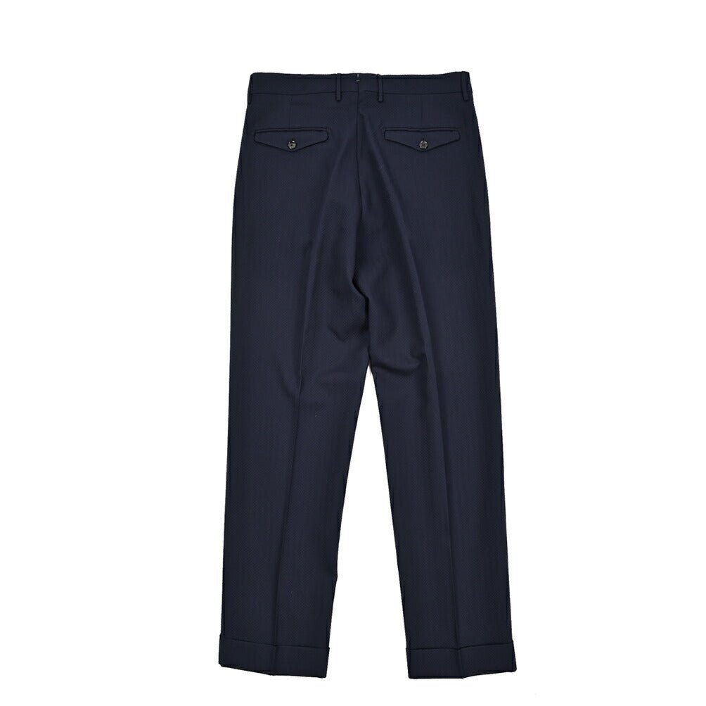 SALE｜BERWICH "NEGRONI" ストレッチコットン ツータックヘリンボーンパンツ｜424987 - 48｜GUARDAROBA MILANO OFFICIAL STORE