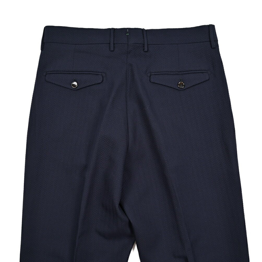 SALE｜BERWICH "NEGRONI" ストレッチコットン ツータックヘリンボーンパンツ｜424987 - 48｜GUARDAROBA MILANO OFFICIAL STORE