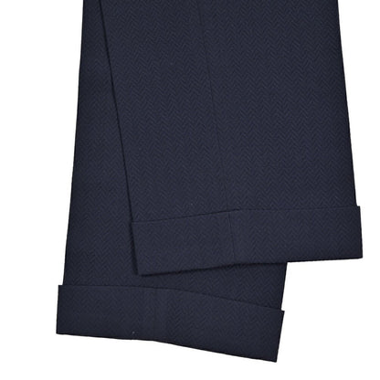 SALE｜BERWICH "NEGRONI" ストレッチコットン ツータックヘリンボーンパンツ｜424987 - 48｜GUARDAROBA MILANO OFFICIAL STORE