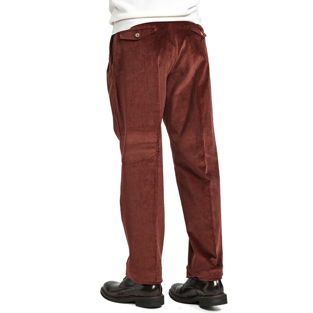 SALE｜BERWICH NEGRONI LUX ストレッチコットンコーデュロイ ツータックスラックス｜411937 - 46｜GUARDAROBA MILANO OFFICIAL STORE