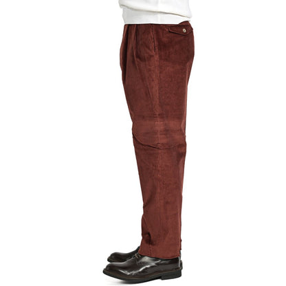 SALE｜BERWICH NEGRONI LUX ストレッチコットンコーデュロイ ツータックスラックス｜411937 - 46｜GUARDAROBA MILANO OFFICIAL STORE
