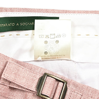 SALE｜BERWICH RETRO リネン100% ワンタックスラックス｜422155 - 42｜GUARDAROBA MILANO OFFICIAL STORE