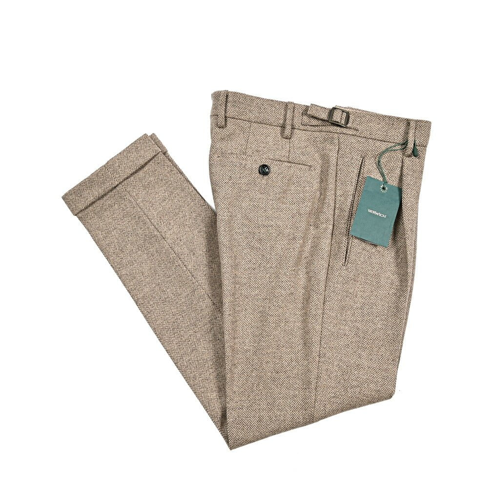 SALE｜BERWICH RETRO ウール100% ワンタックスラックス｜433153-46｜GUARDAROBA MILANO OFFICIAL STORE