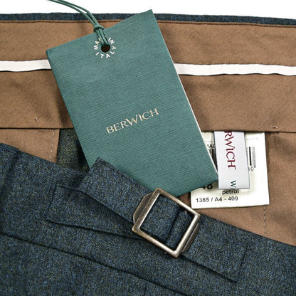 SALE｜BERWICH "RETRO" ヴァージンウール100% ワンタックスラックス｜433732-44｜GUARDAROBA MILANO OFFICIAL STORE