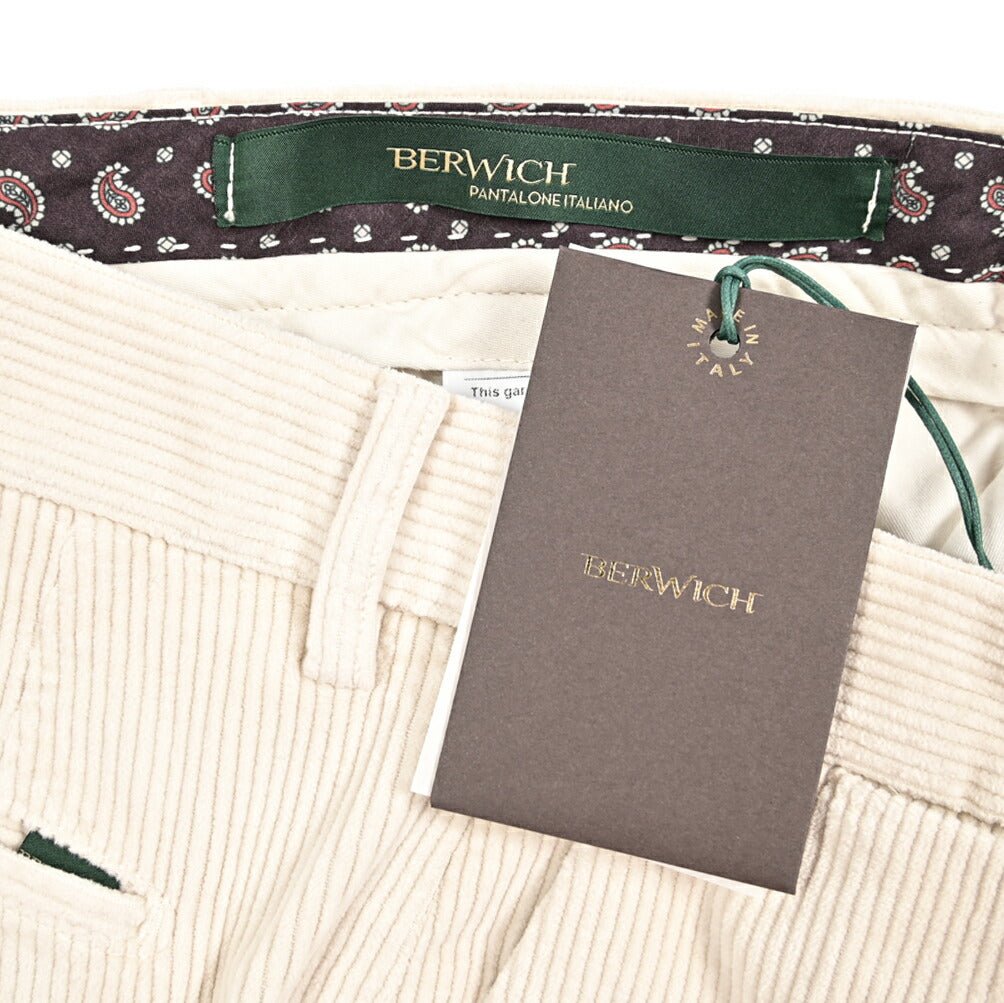 SALE｜BERWICH "RETRO - GD" ストレッチコットン 中畝コーデュロイパンツ｜433064-46｜GUARDAROBA MILANO OFFICIAL STORE