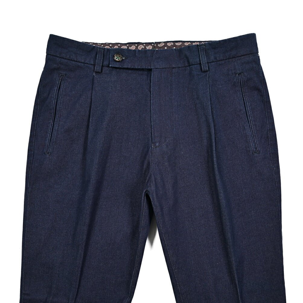 SALE｜BERWICH "RETRO - GD" ストレッチコットン ワンタックデニムスラックス デニスラ｜433325-44｜GUARDAROBA MILANO OFFICIAL STORE