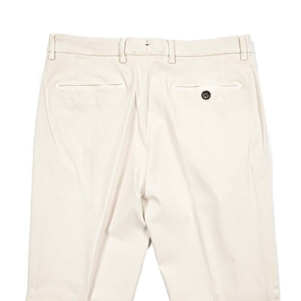 SALE｜BERWICH "RETRO - GD" ビスコース混コットン ワンタックストレッチパンツ｜433769-44｜GUARDAROBA MILANO OFFICIAL STORE