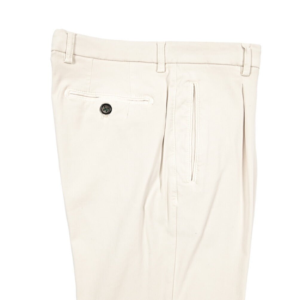 SALE｜BERWICH "RETRO - GD" ビスコース混コットン ワンタックストレッチパンツ｜433769-44｜GUARDAROBA MILANO OFFICIAL STORE