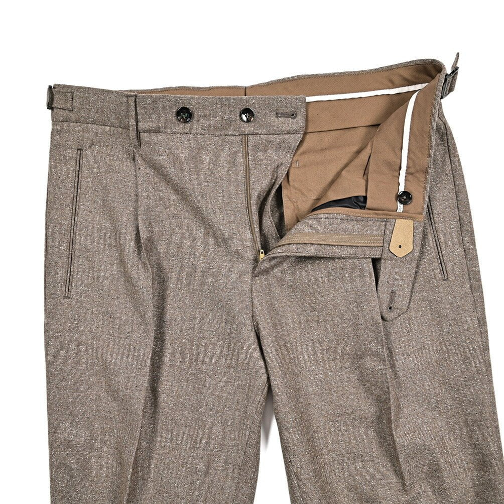 SALE｜BERWICH "RETRO LONG" シルク混ウール ノータックスラックス｜433305-46｜GUARDAROBA MILANO OFFICIAL STORE