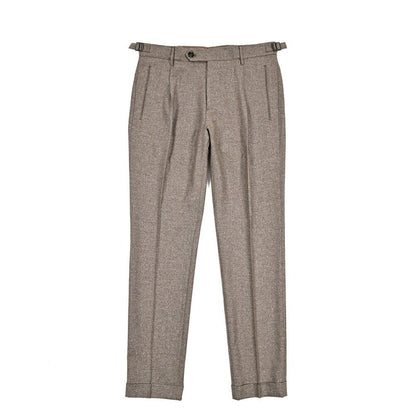 SALE｜BERWICH "RETRO LONG" シルク混ウール ノータックスラックス｜433305-46｜GUARDAROBA MILANO OFFICIAL STORE