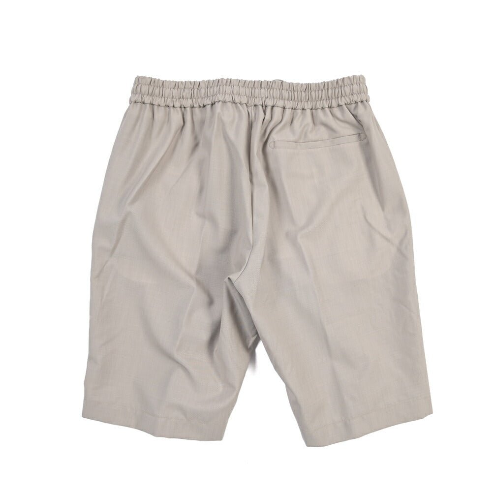 SALE｜BERWICH “SHORT SPIAGGIA” ストレッチウール ノータックショーツ グレー(stone) 48 | GUARDAROBA MILANO OFFICIAL STORE